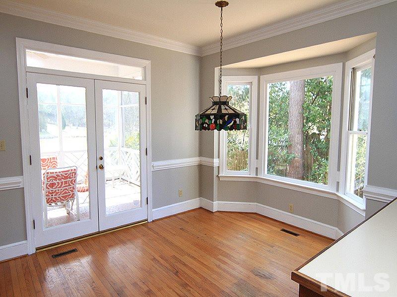 4013 Swarthmore Road Durham, NC 27707 - Photo 6 of 17 Breakfast area with bay window. Leads to screened porch.