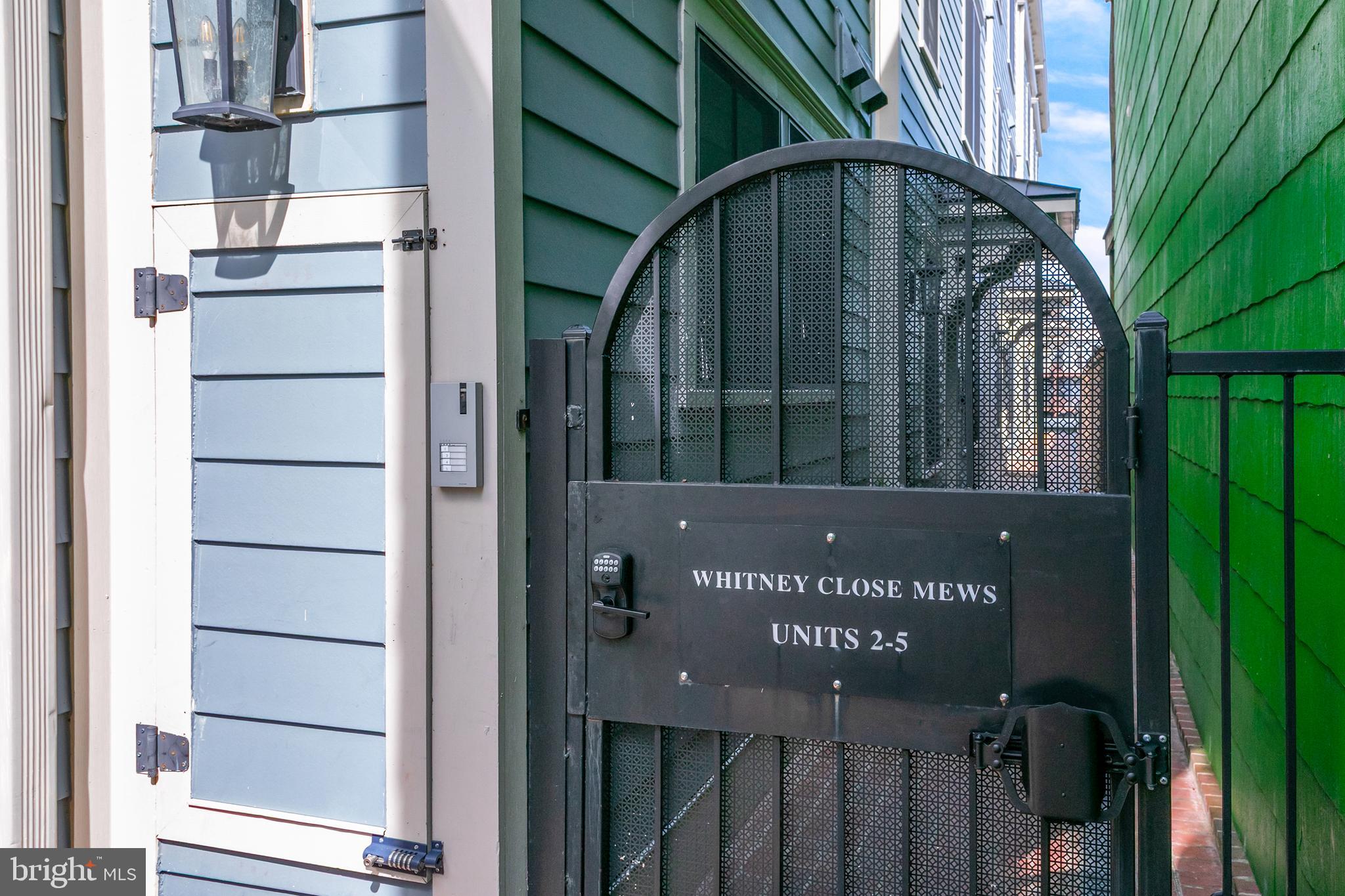 3569 Warder Street Northwest, Unit 5 Washington, DC 20010 - Photo 39 of 39 Secure Gate