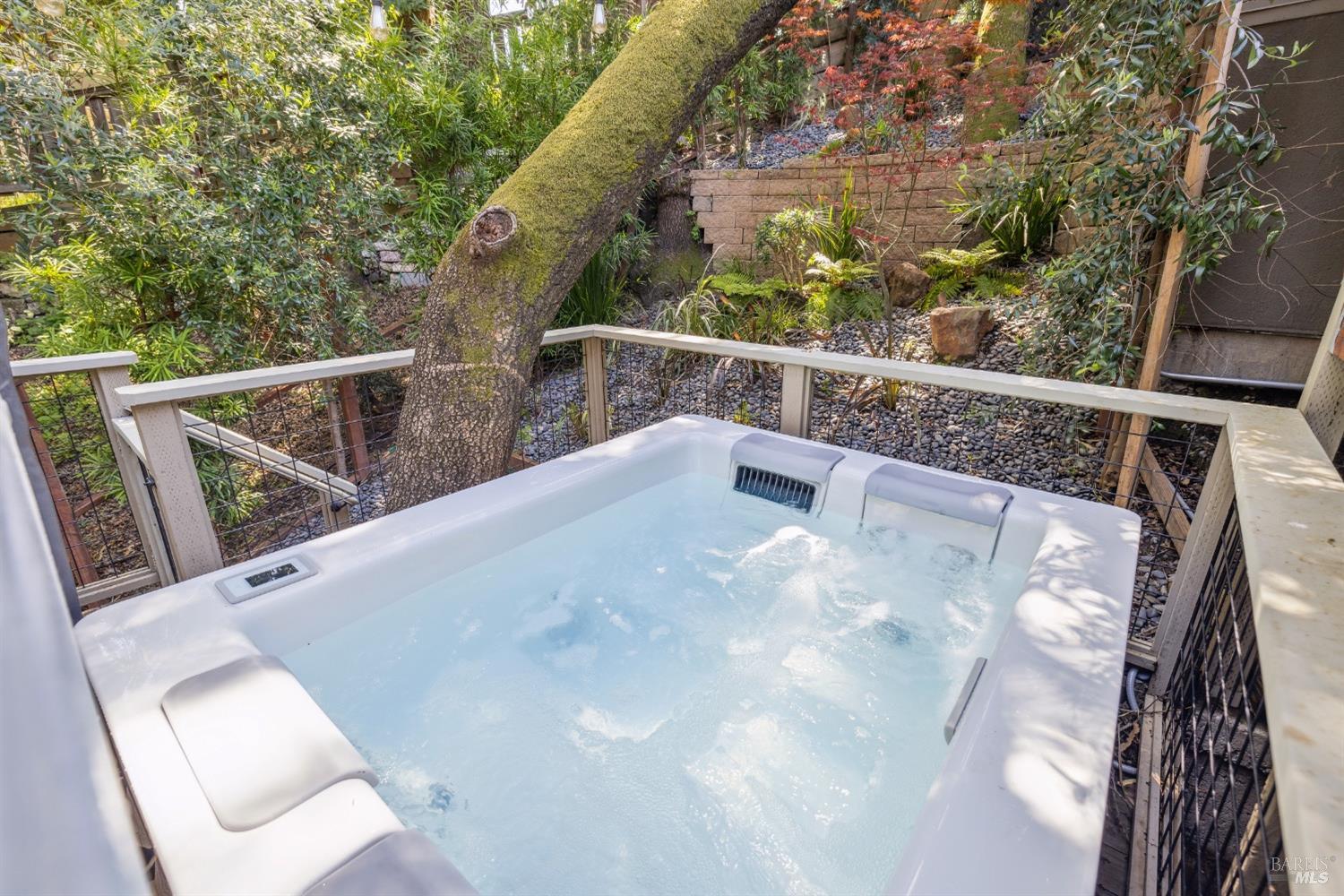 86 Fair Drive San Rafael, CA 94901 - Photo 48 of 65 a view of balcony with wooden floor