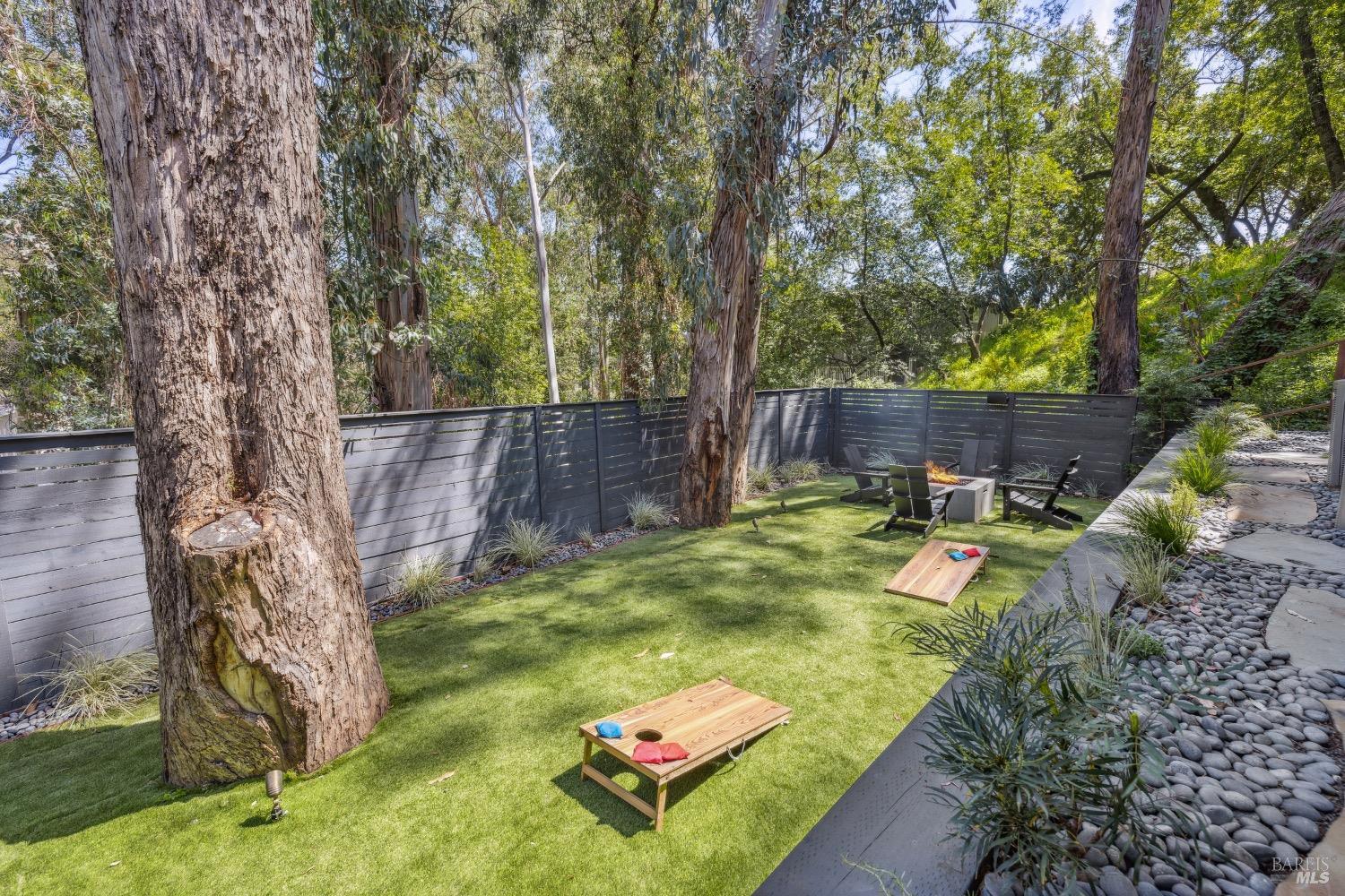 86 Fair Drive San Rafael, CA 94901 - Photo 52 of 65 a view of a backyard with swimming pool