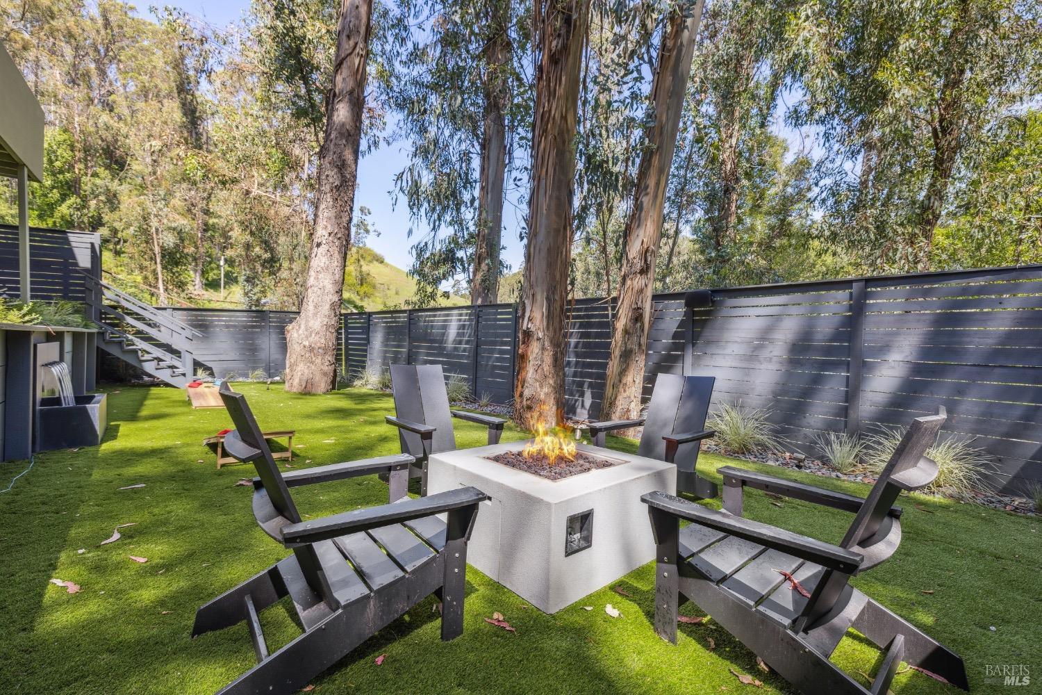 86 Fair Drive San Rafael, CA 94901 - Photo 55 of 65 swimming pool with outdoor seating and green space