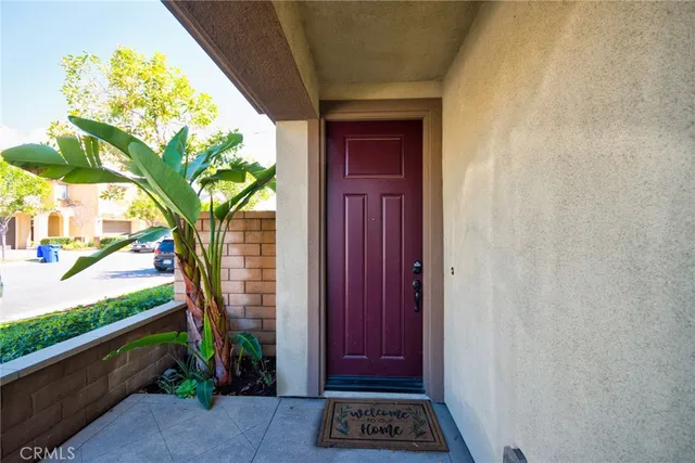 a view of front door