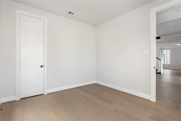 wooden floor in an empty room