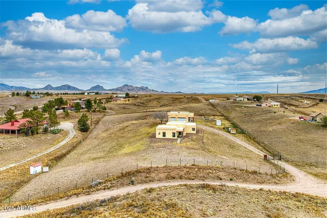 an aerial view of a beach
