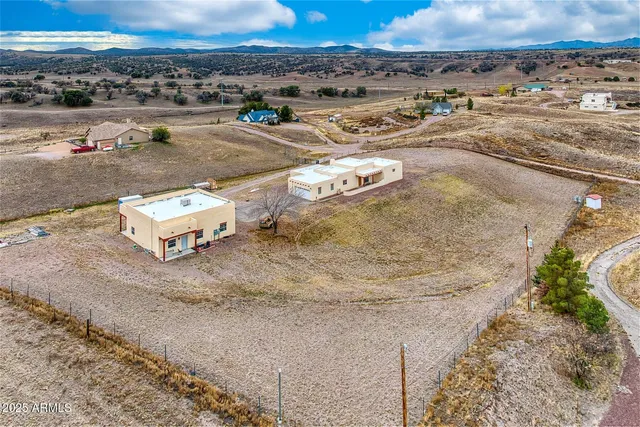 a view of a lake with houses