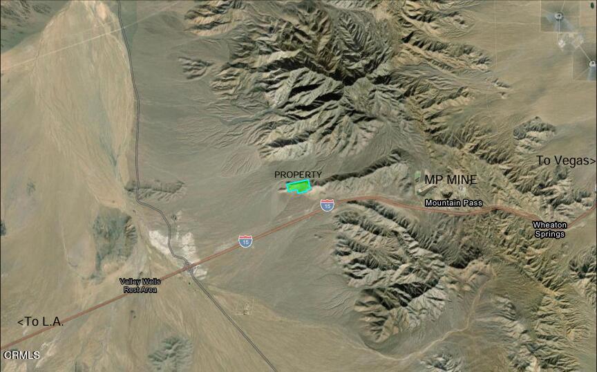 65845 Cima Road Baker, CA 92309 - Photo 25 of 61 Aerial View Distance to MP Materials