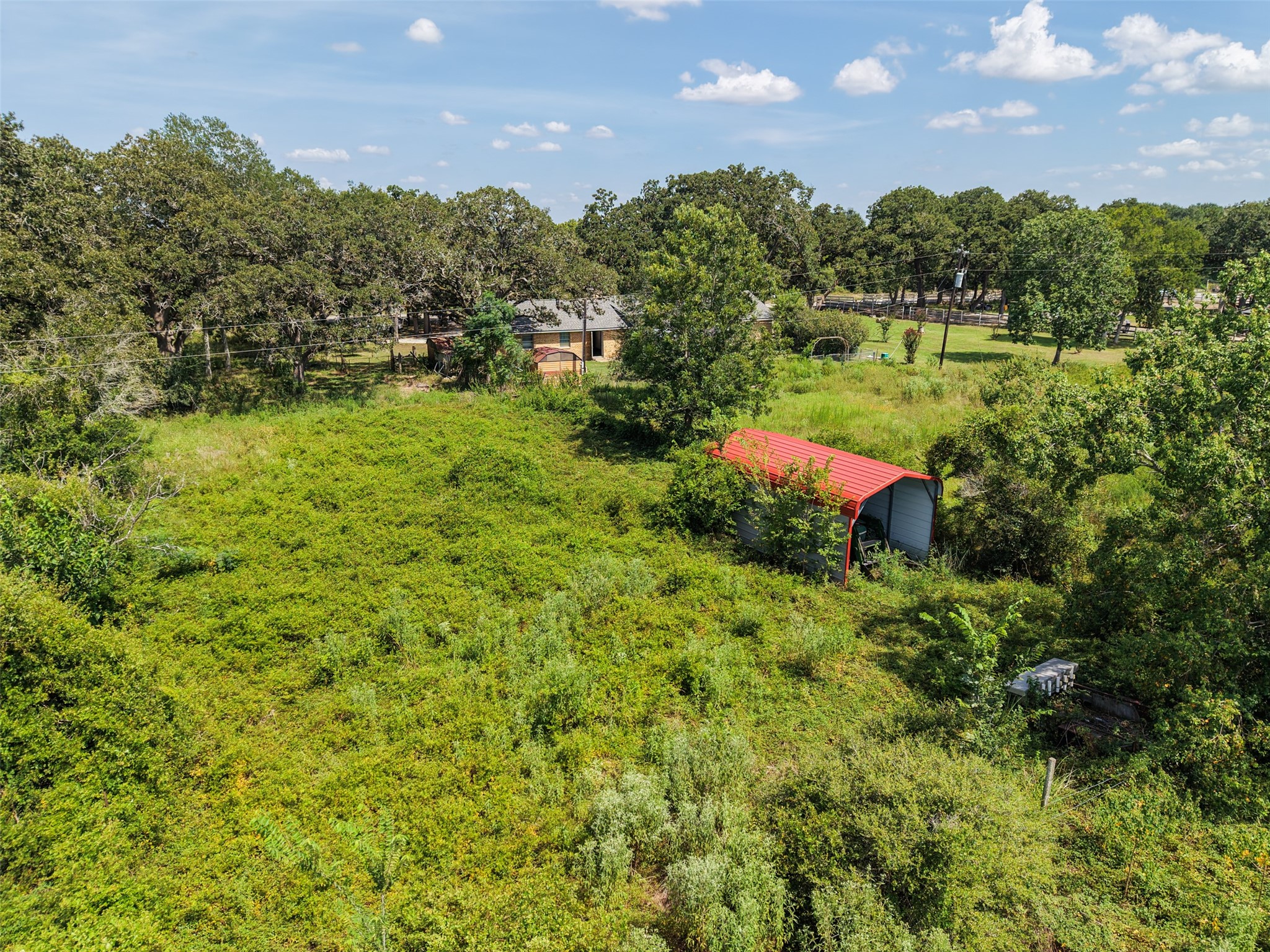 25739 Old Howth Road Hempstead, TX 77445 - Photo 31 of 36 A little clearing will reveal the true character of these 5 unrestricted acres. Beneath the overgrowth is a peaceful country setting with mature trees, open space and plenty of room to create something truly special.