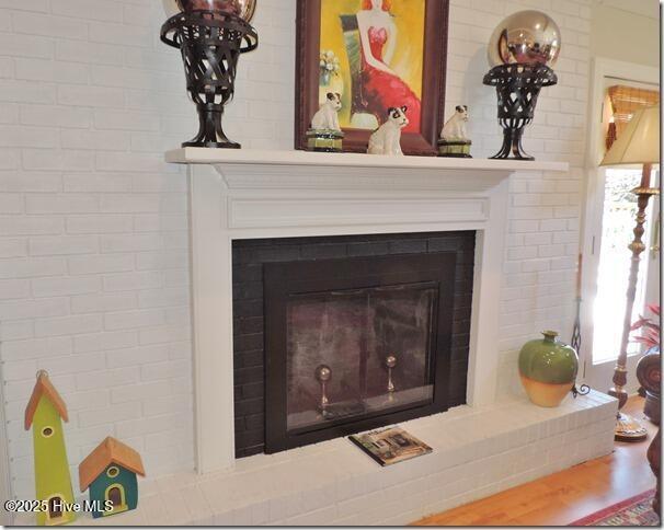 110 East Blalock Road Lucama, NC 27851 - Photo 17 of 47 18_Den Fireplace