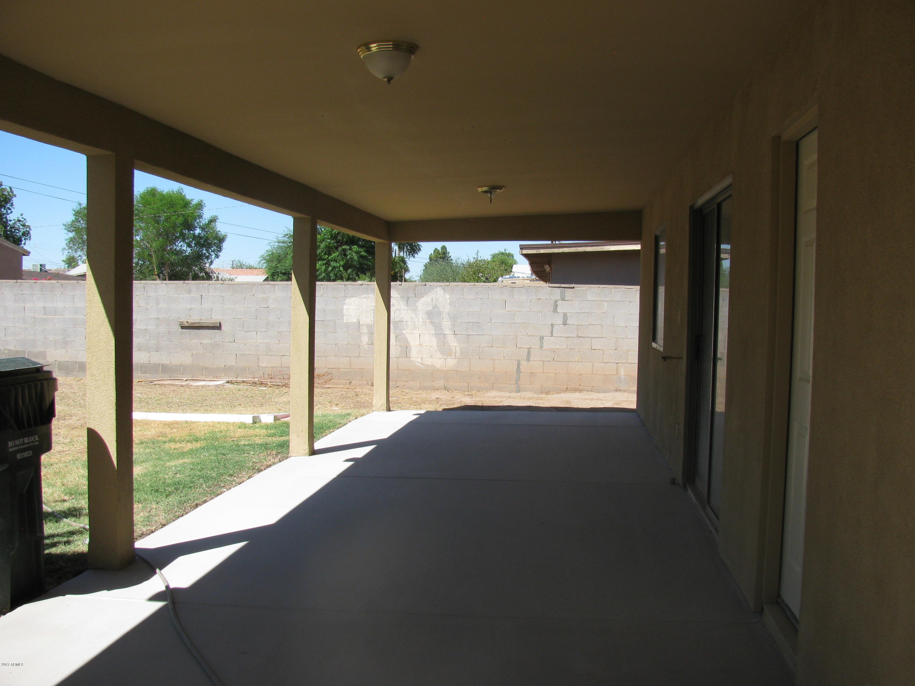 3041 West Granada Road Phoenix, AZ 85009 - Photo 25 of 26 HUGE FULL LENGTH PATIO