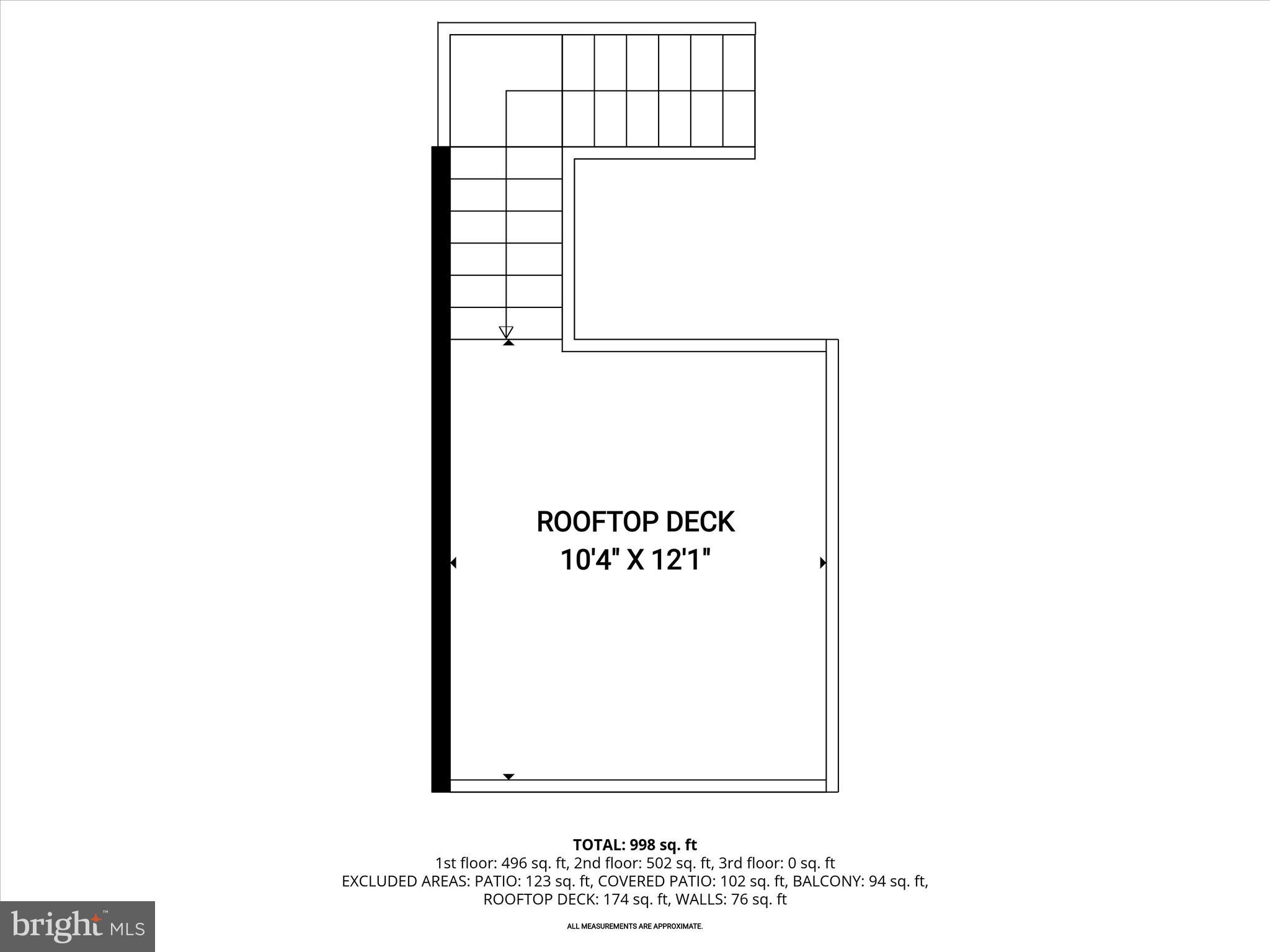910 South Decker Avenue Baltimore, MD 21224 - Photo 59 of 60 Rooftop Deck Floor Plan