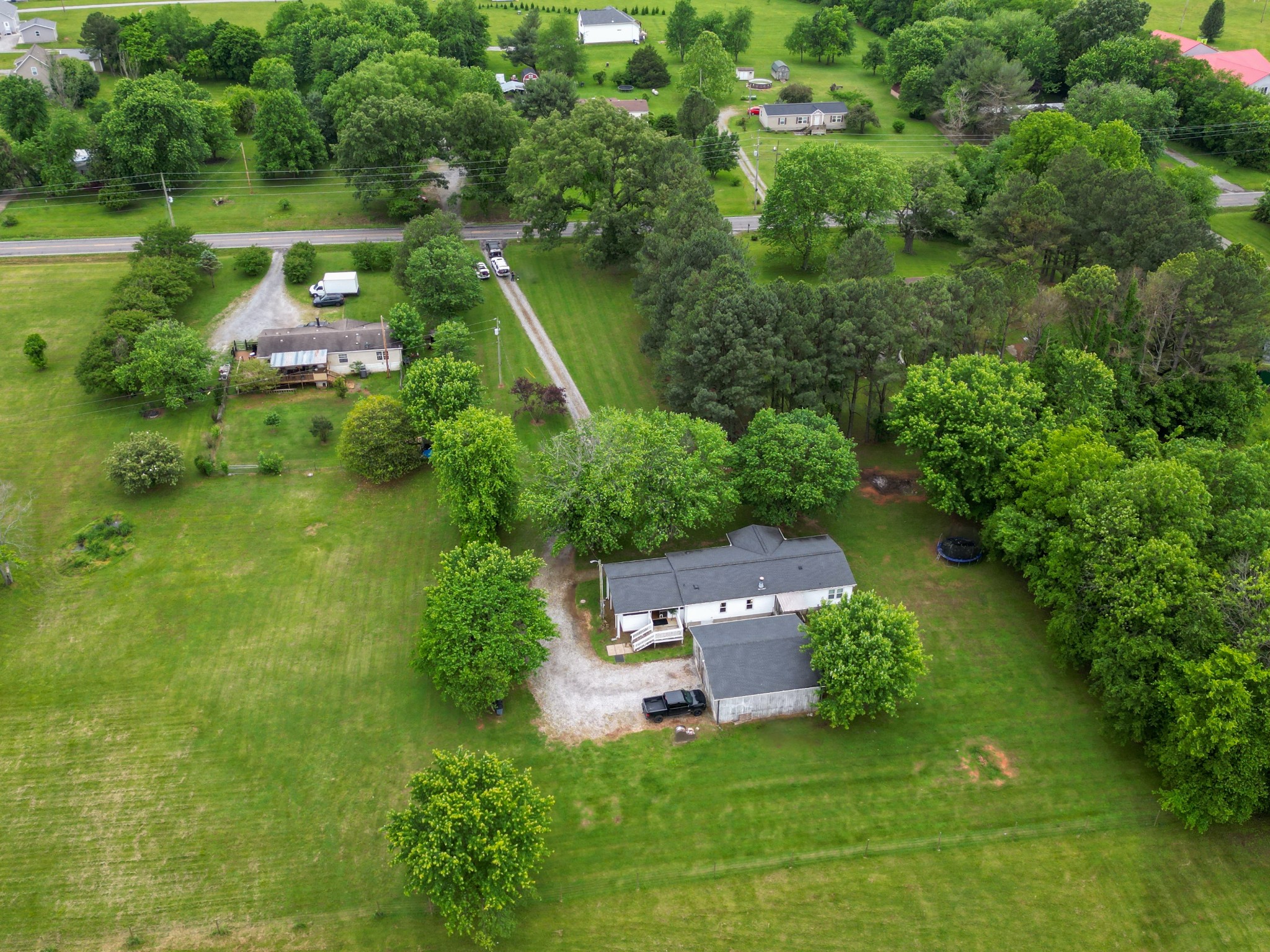 5674 Lakeview Road Springfield, TN 37172 - Photo 6 of 54 an aerial view of residential houses with outdoor space and trees