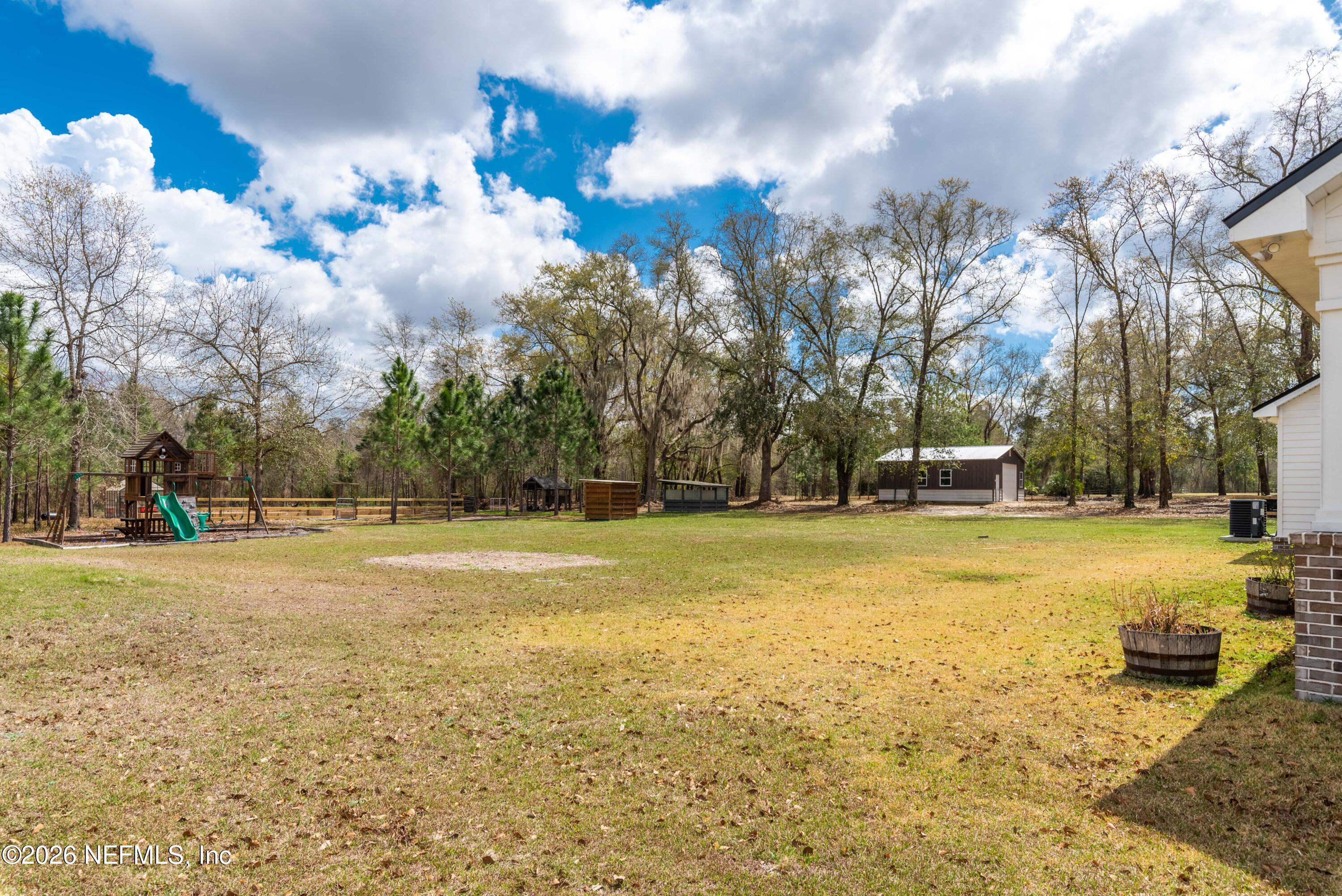 13689 Bob Burnsed Road Glen St. Mary, FL 32040 - Photo 31 of 44 Cleared Backyard