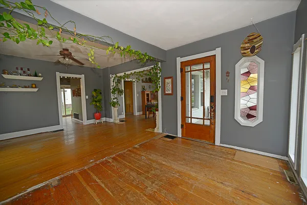 a view of an empty room