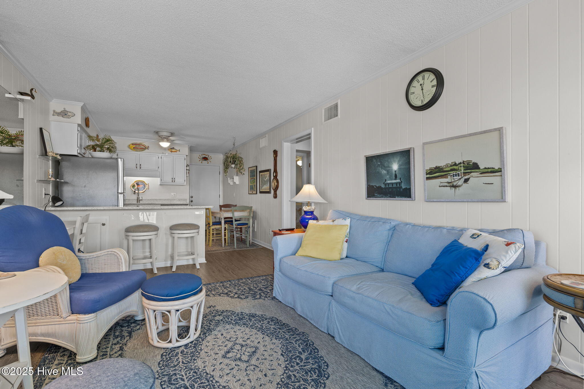 301 Commerce Way, Unit 252 Atlantic Beach, NC 28512 - Photo 6 of 39 Living Room to Kitchen