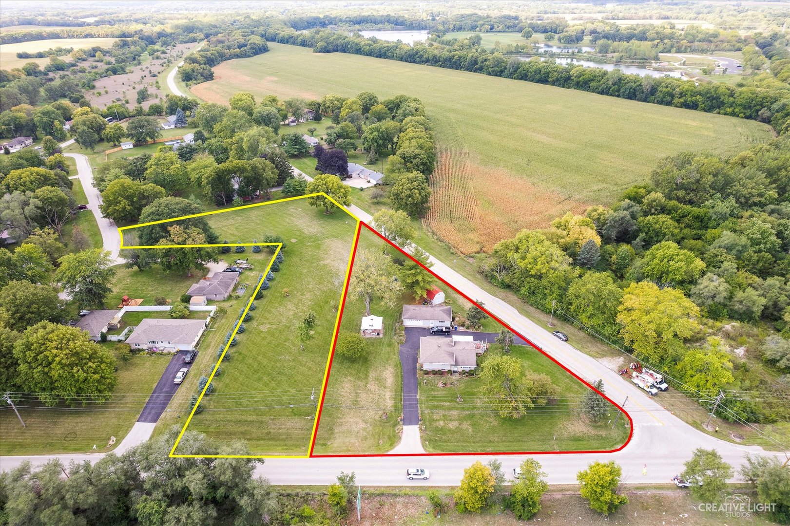 23061 South Frontage Road West Channahon, IL 60410 - Photo 1 of 13 an aerial view of lake