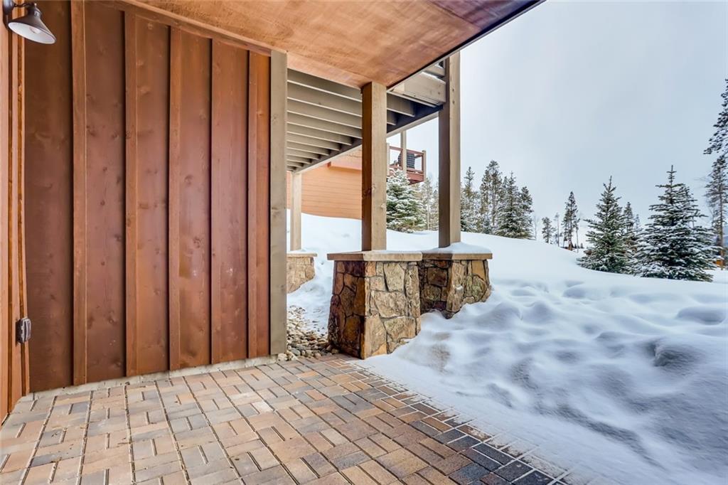 867 Independence Road, Unit 4A Keystone, CO 80435 - Photo 22 of 28 a view of entryway with wooden floor and outdoor space