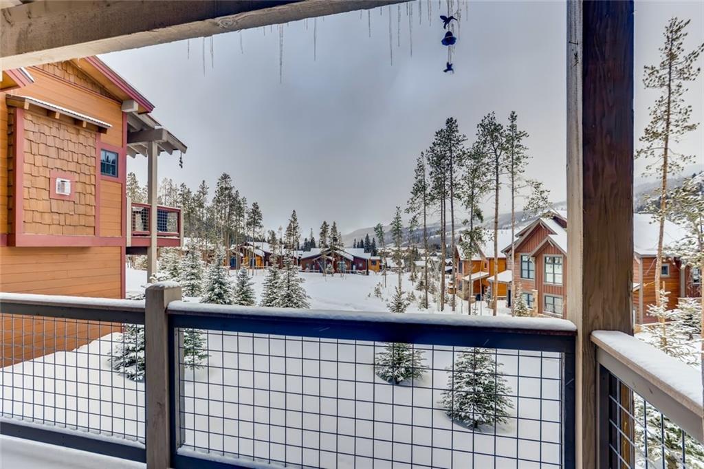 867 Independence Road, Unit 4A Keystone, CO 80435 - Photo 24 of 28 a view of city from a balcony
