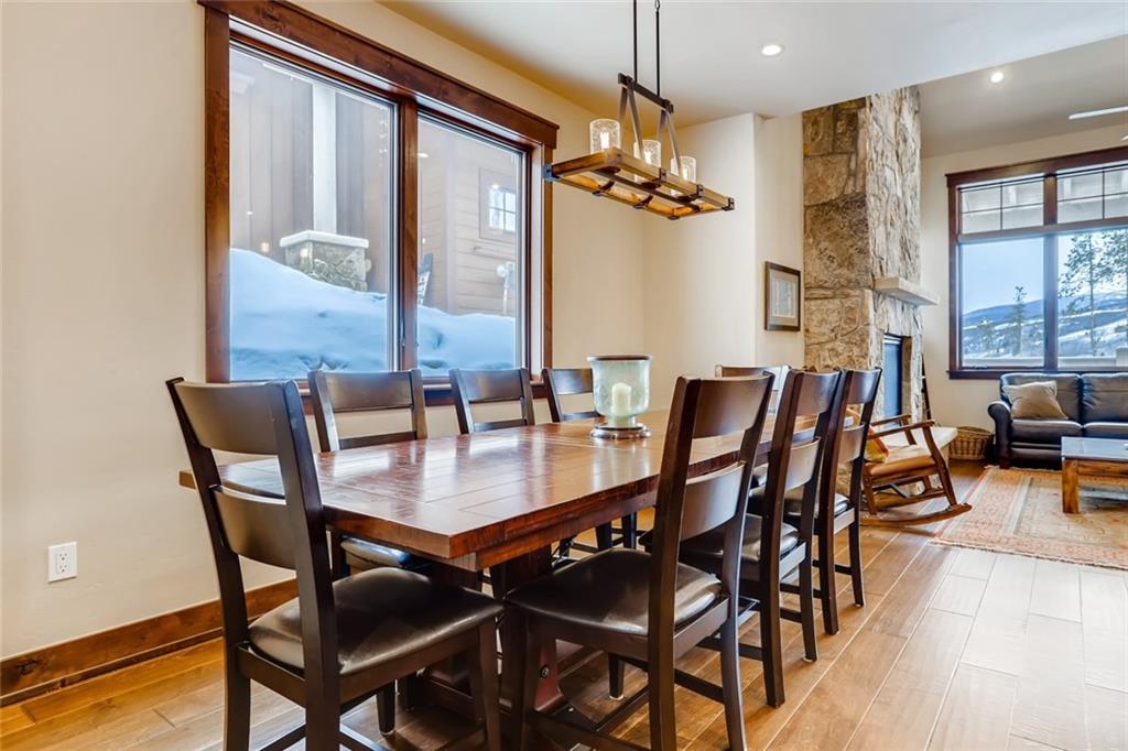 867 Independence Road, Unit 4A Keystone, CO 80435 - Photo 27 of 28 a view of a dining room with furniture window and outside view