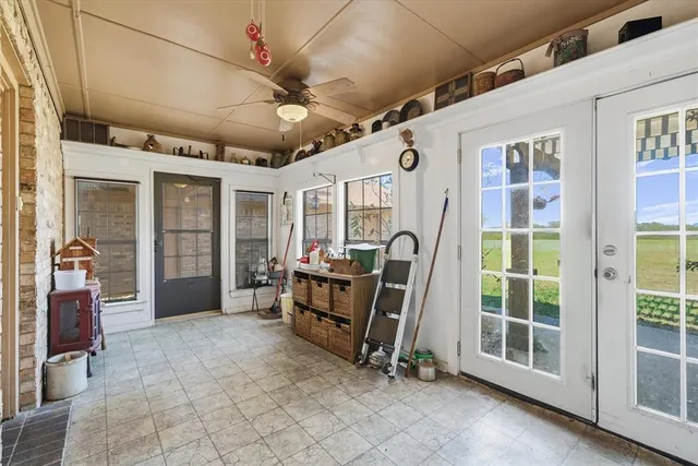 a view of a livingroom with furniture