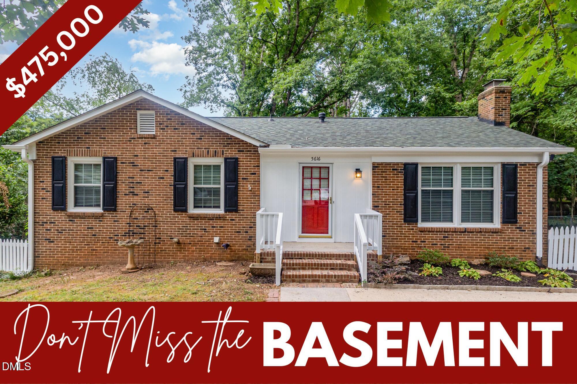 5616 Rangeley Drive Raleigh, NC 27609 - Photo 1 of 34 Basement (1)dd