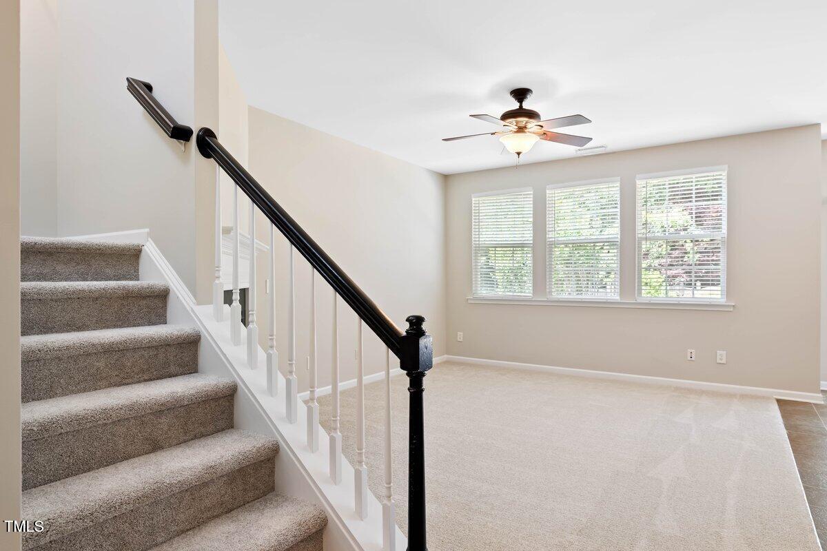 120 Ryder Cup Circle Raleigh, NC 27603 - Photo 2 of 18 a view of entryway and hall with wooden floor