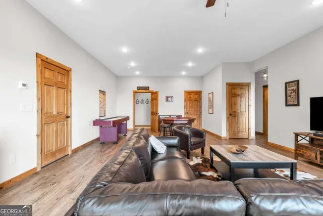 a close up view of a curtain