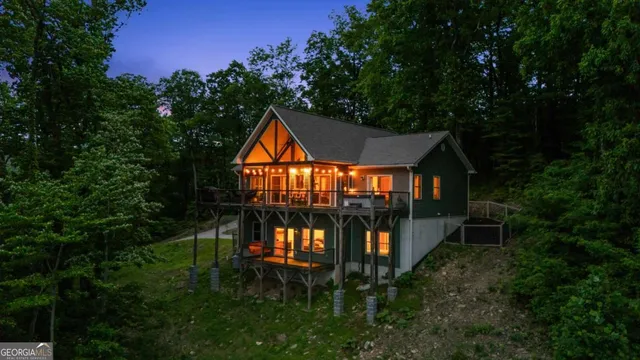 a view of mountain view with mountains in the background