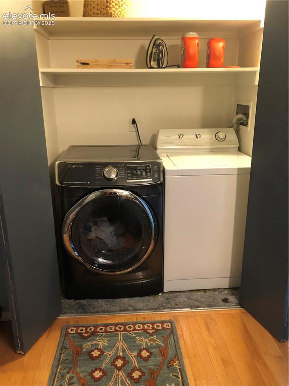 2953 Mesa Road, Unit B Colorado Springs, CO 80904 - Photo 15 of 23 a utility room with dryer and washer