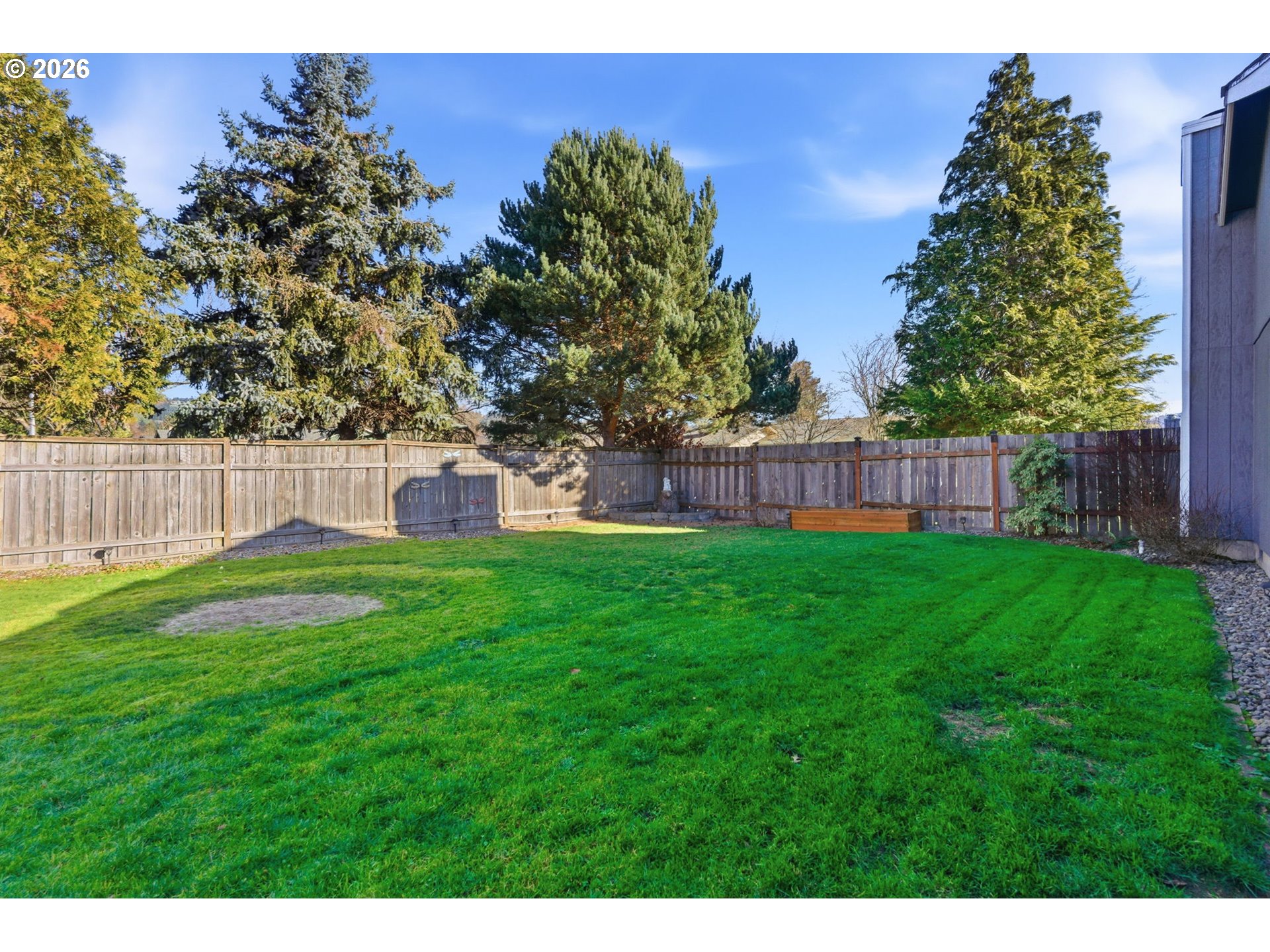 1801 North Cedar Street Newberg, OR 97132 - Photo 29 of 30 a view of a yard with a tree