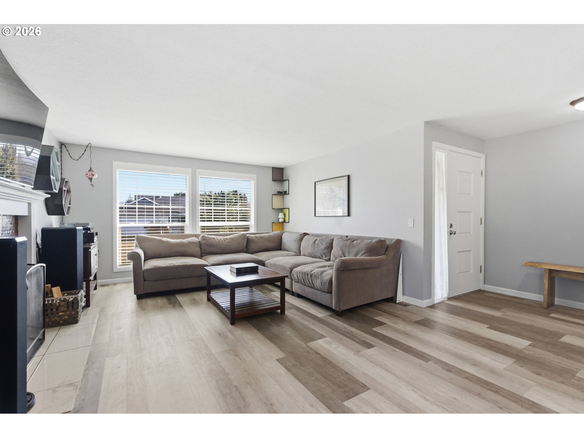 1801 North Cedar Street Newberg, OR 97132 - Photo 3 of 30 a living room with furniture and a wooden floor