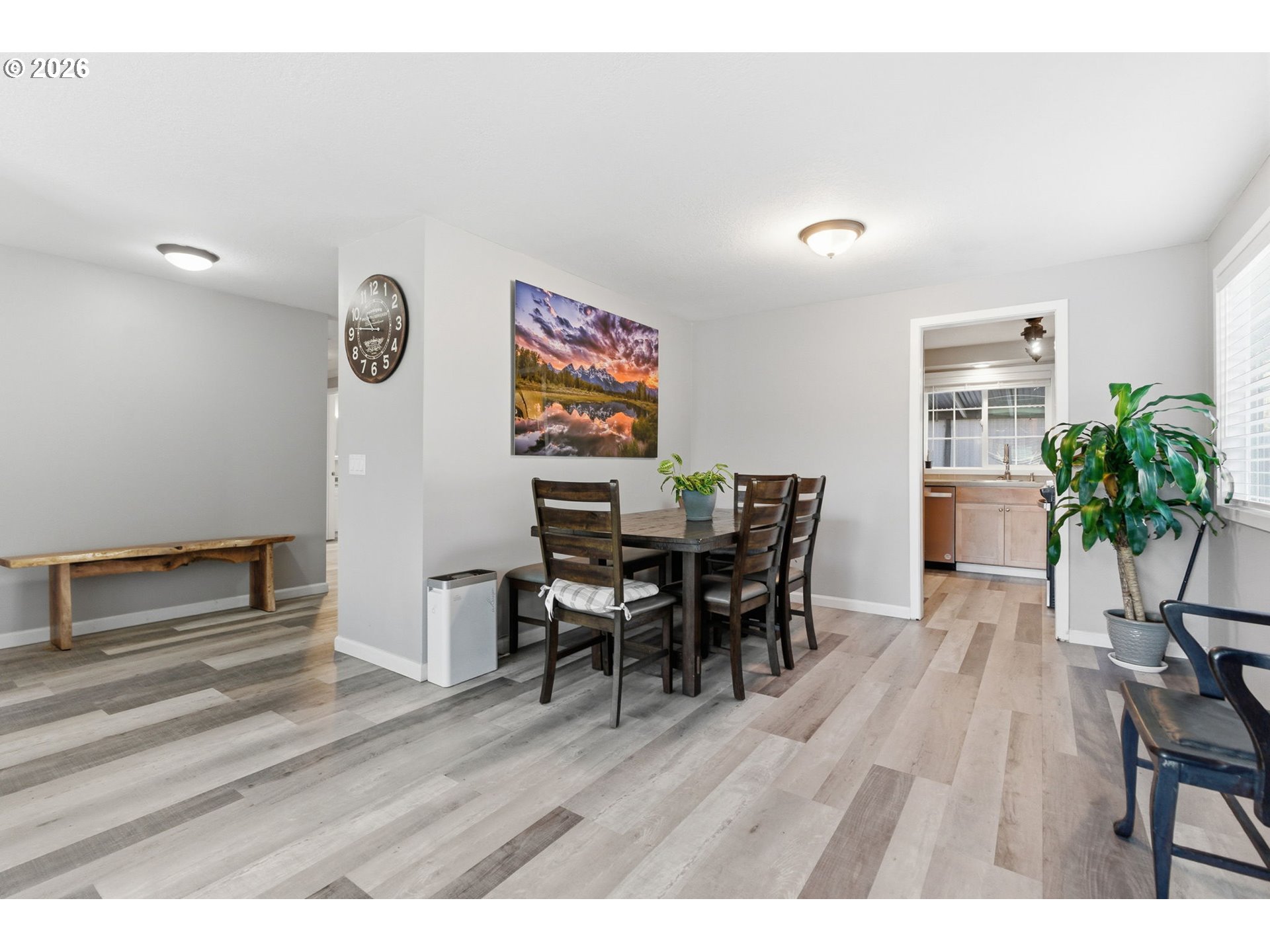 1801 North Cedar Street Newberg, OR 97132 - Photo 5 of 30 a view of a dining room with furniture and wooden floor