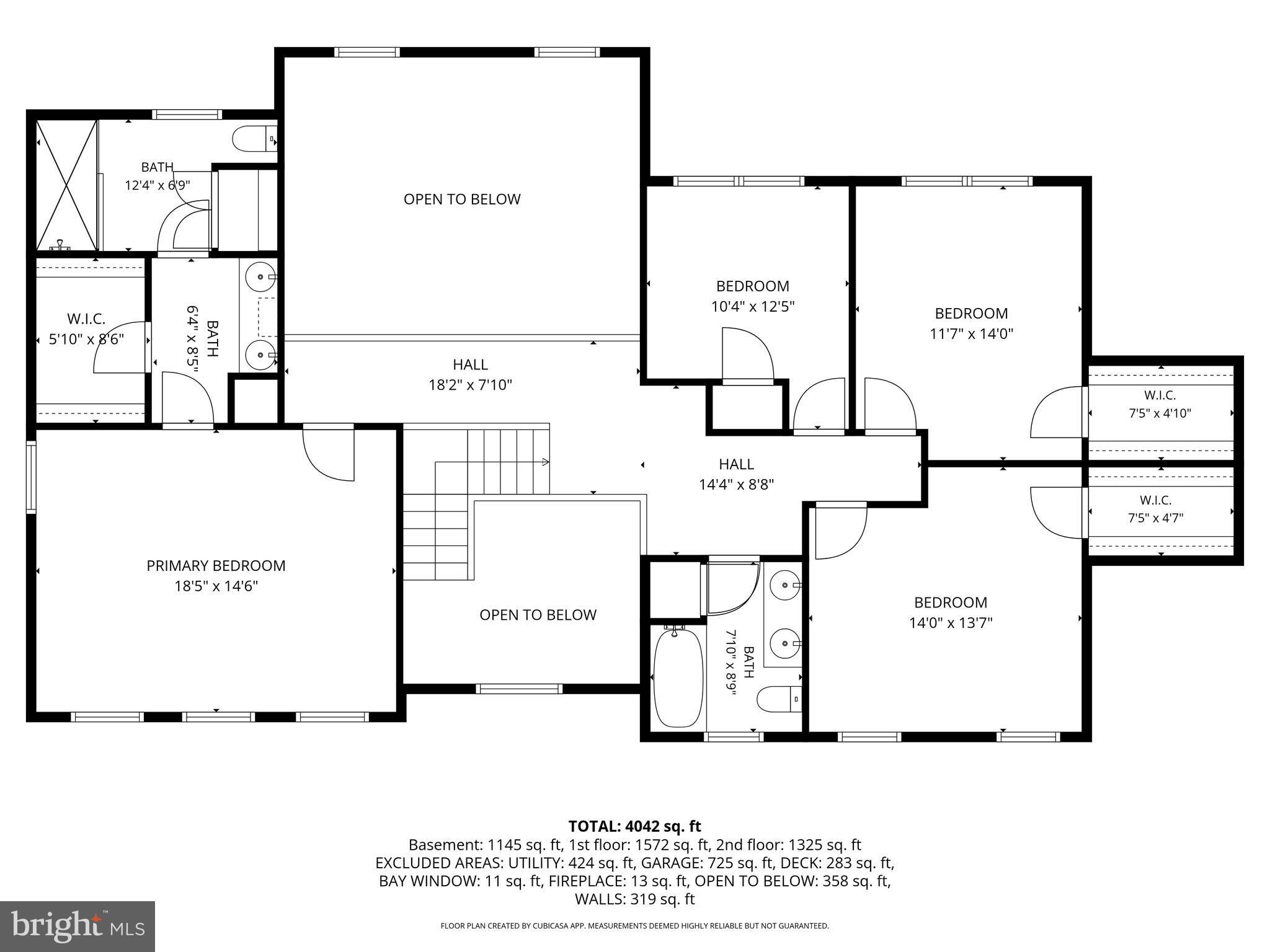 231 Kirkbrae Road Kennett Square, PA 19348 - Photo 42 of 44 Upper Level Floorplan
