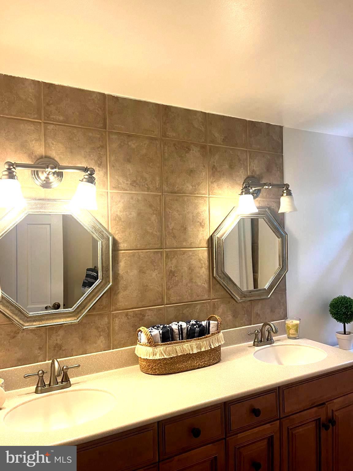 2802 Waterford Drive Cinnaminson, NJ 08077 - Photo 51 of 59 a bathroom with a sink and a mirror