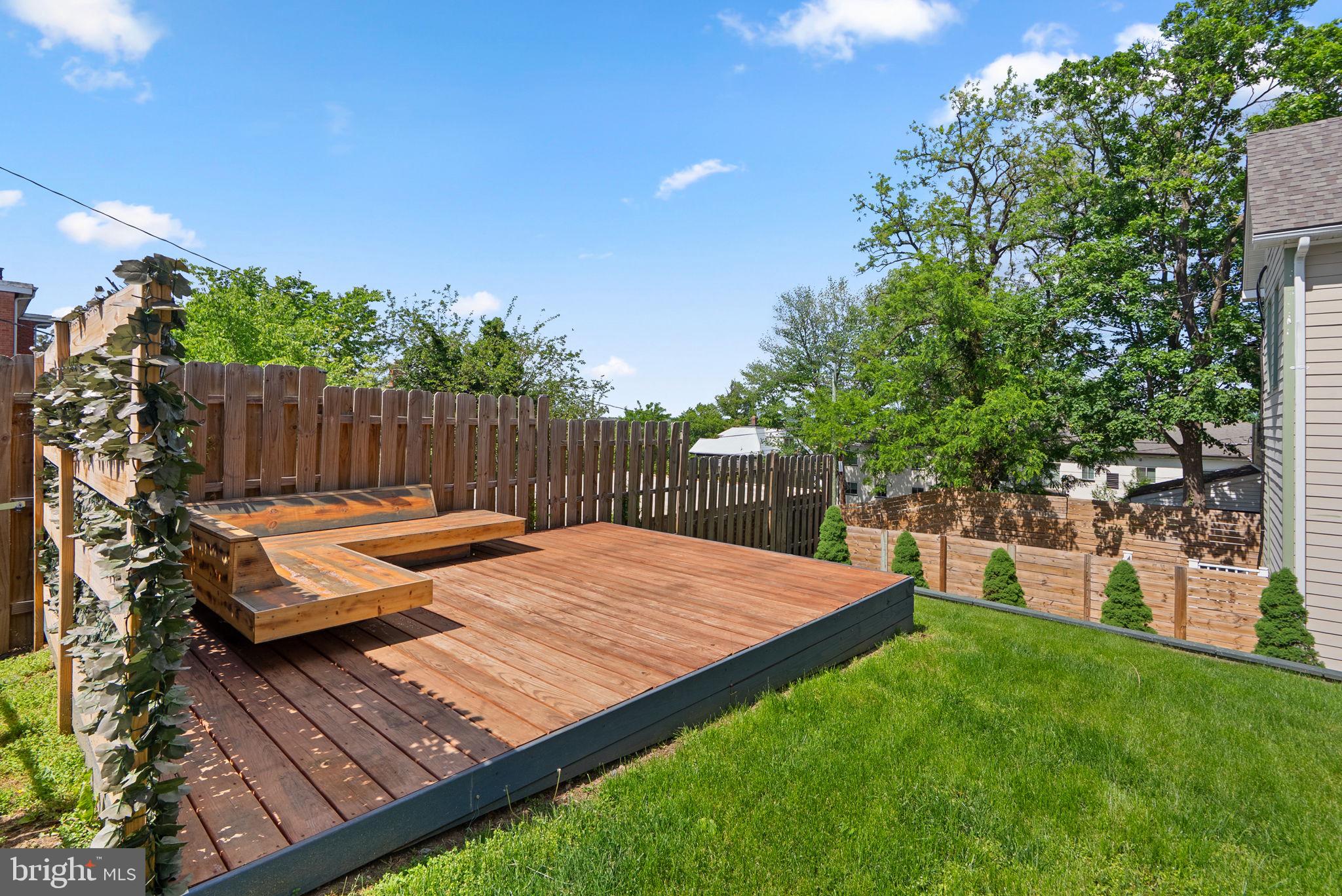 2325 High Street Southeast, Unit 3 Washington, DC 20020 - Photo 25 of 28 a view of a backyard with sitting area