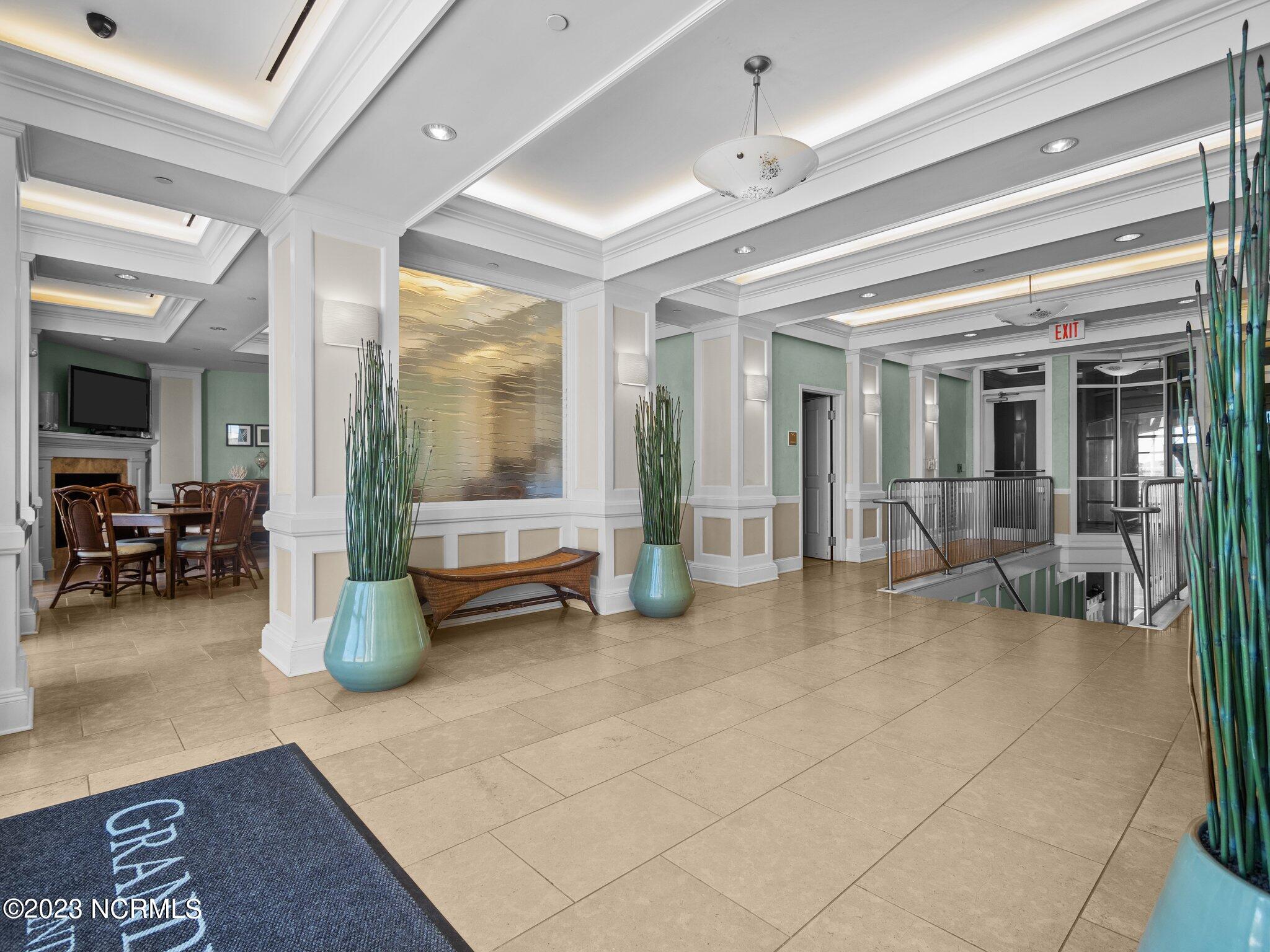 1435 Salter Path Road, Unit K4 Indian Beach, NC 28512 - Photo 47 of 56 Club House Main Hall Way and Entrance