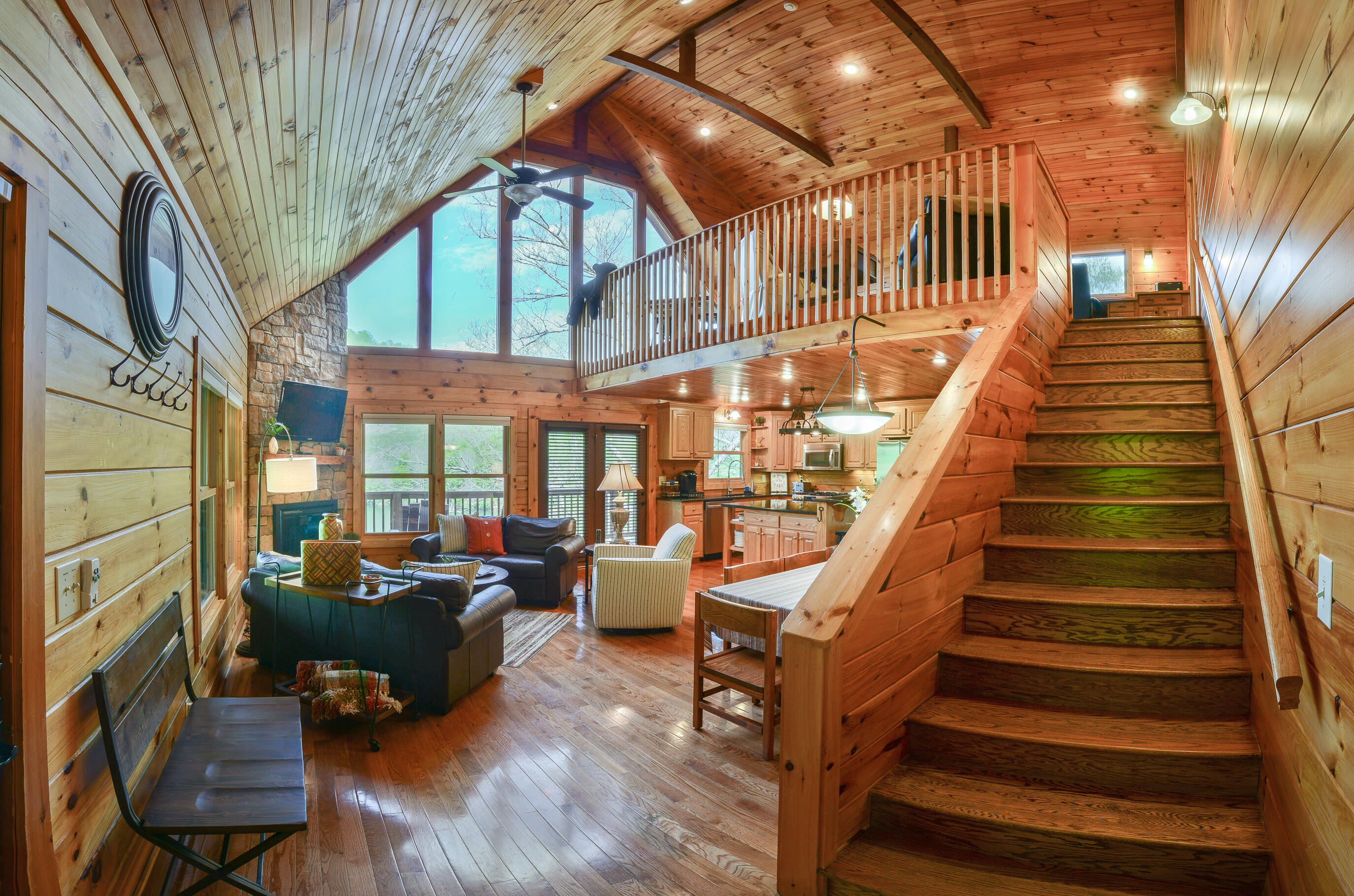 3219 Draft Road Butler, TN 37640 - Photo 16 of 50 STAIRCASE TO 2ND STORY