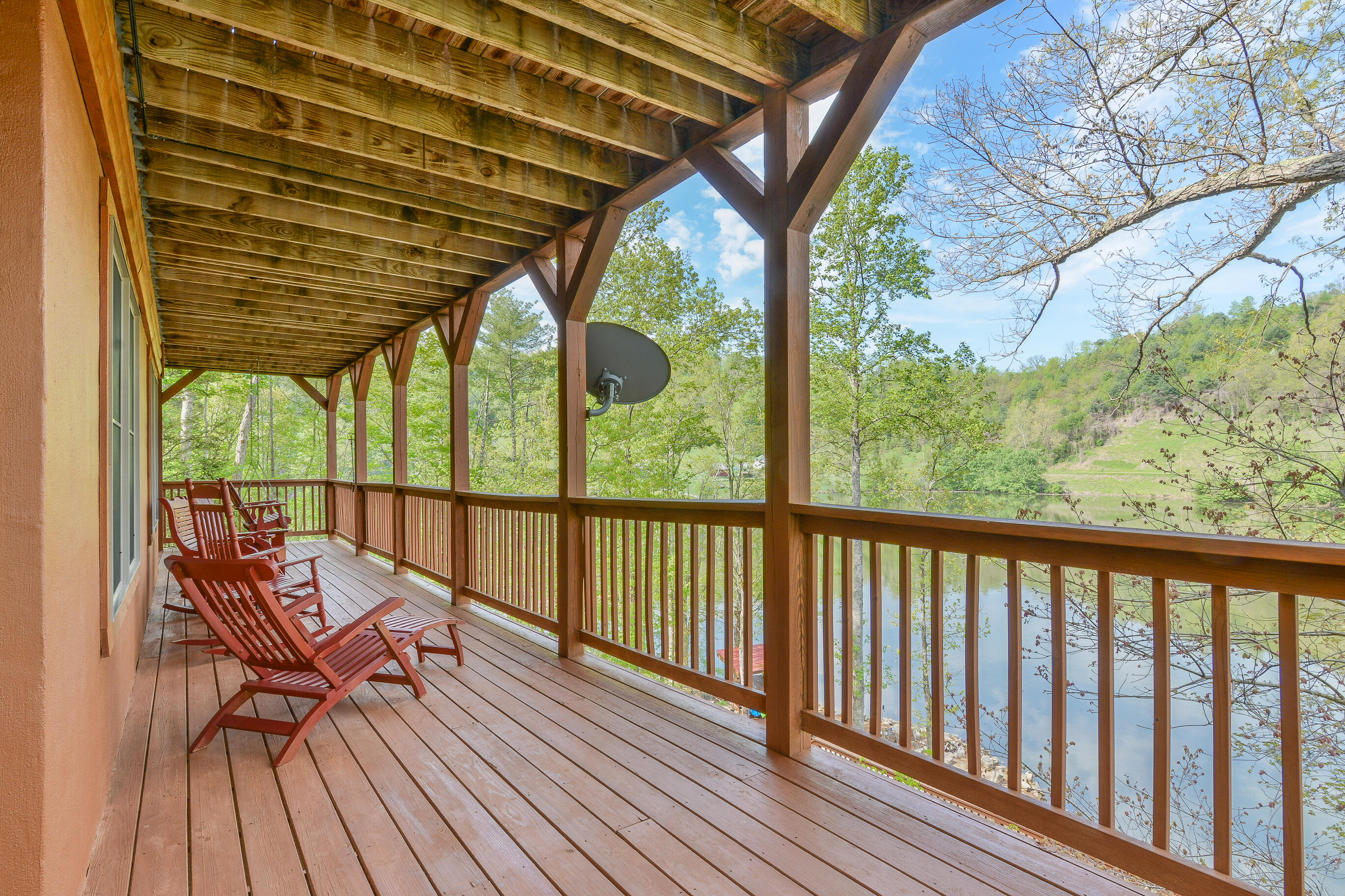 3219 Draft Road Butler, TN 37640 - Photo 35 of 50 DECK COVERED WITH LAKE VIEWS!
