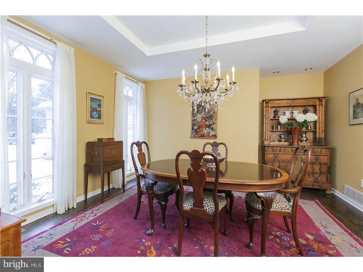 22 Wilson Road Princeton, NJ 08540 - Photo 11 of 25 a view of a dining room with furniture and chandelier