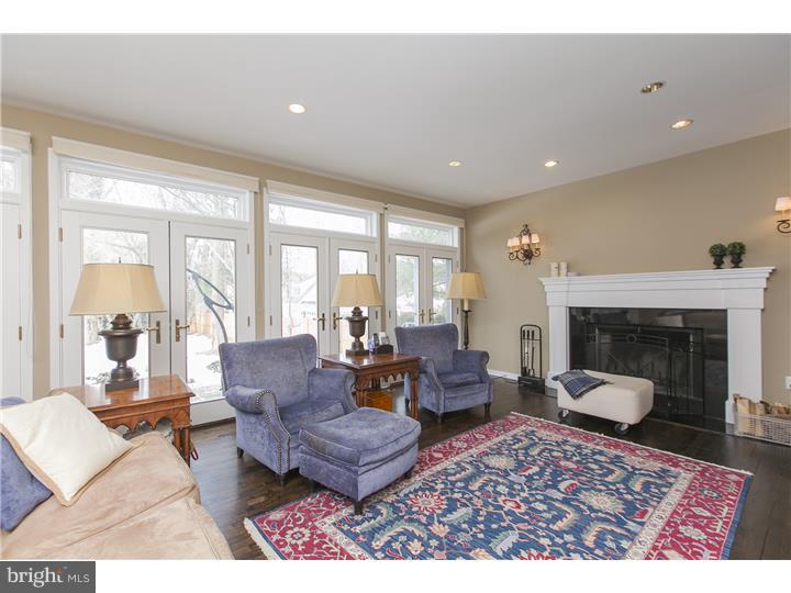 22 Wilson Road Princeton, NJ 08540 - Photo 7 of 25 a living room with furniture and a fireplace