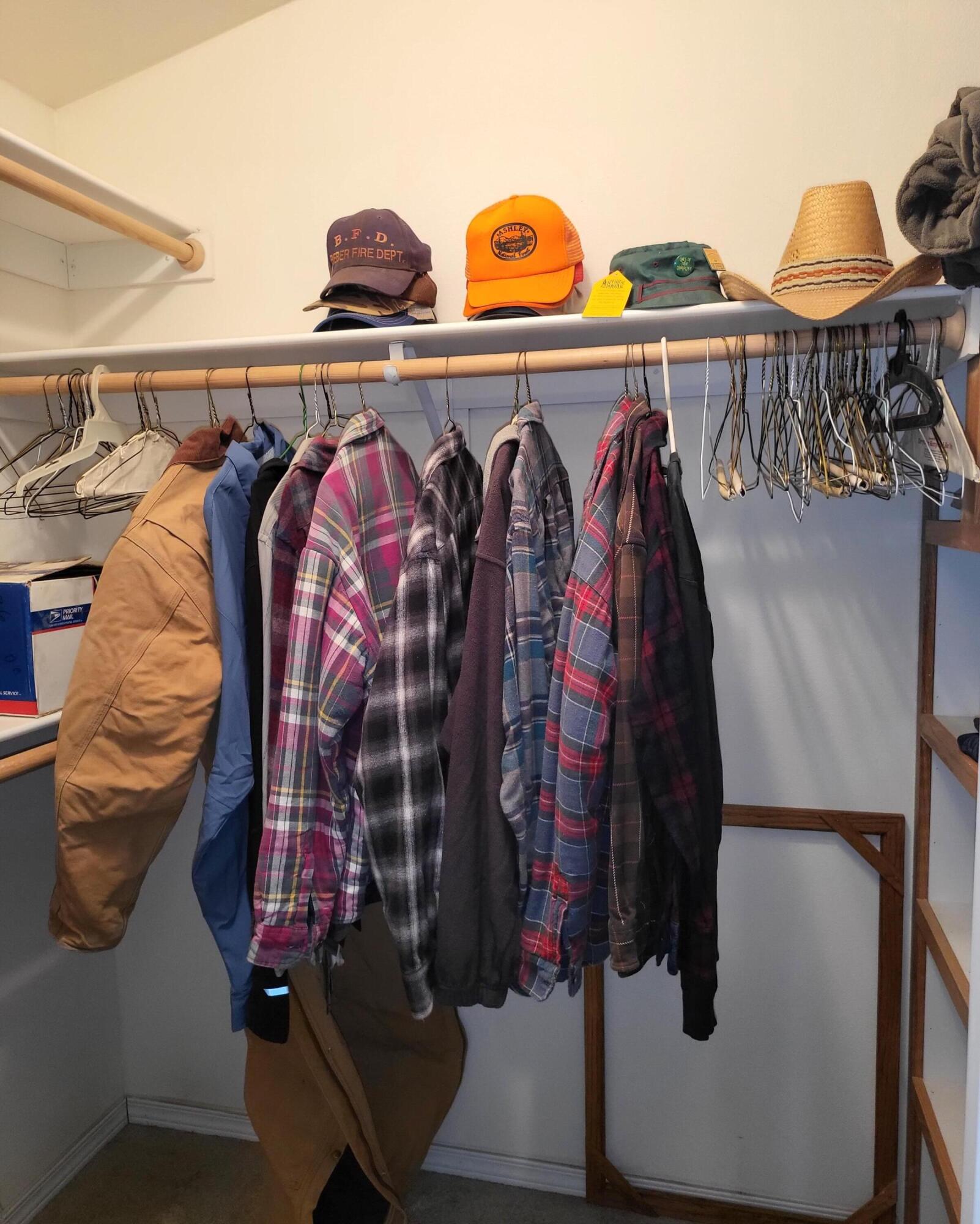 31 Juniper Way McArthur, CA 96056 - Photo 12 of 24 a view of walk in closet with clothes and shoes