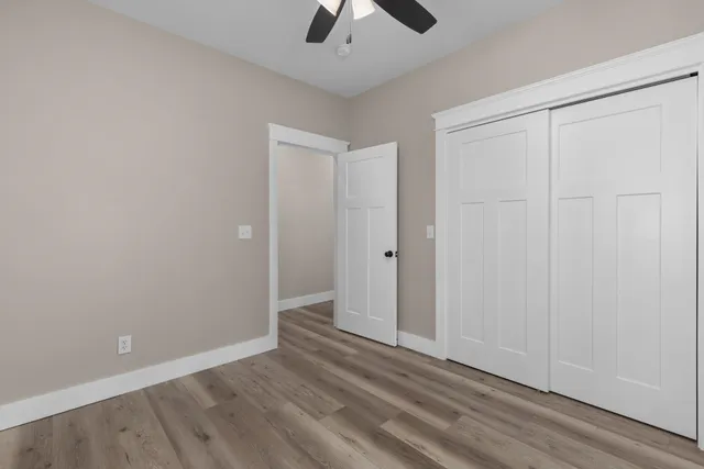 wooden floor in an empty room