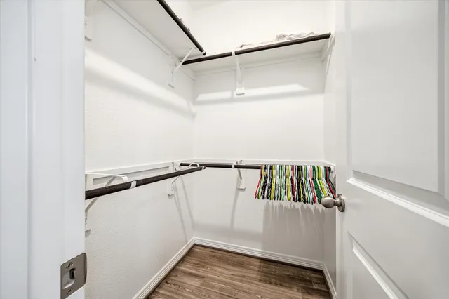 a view of walk in closet