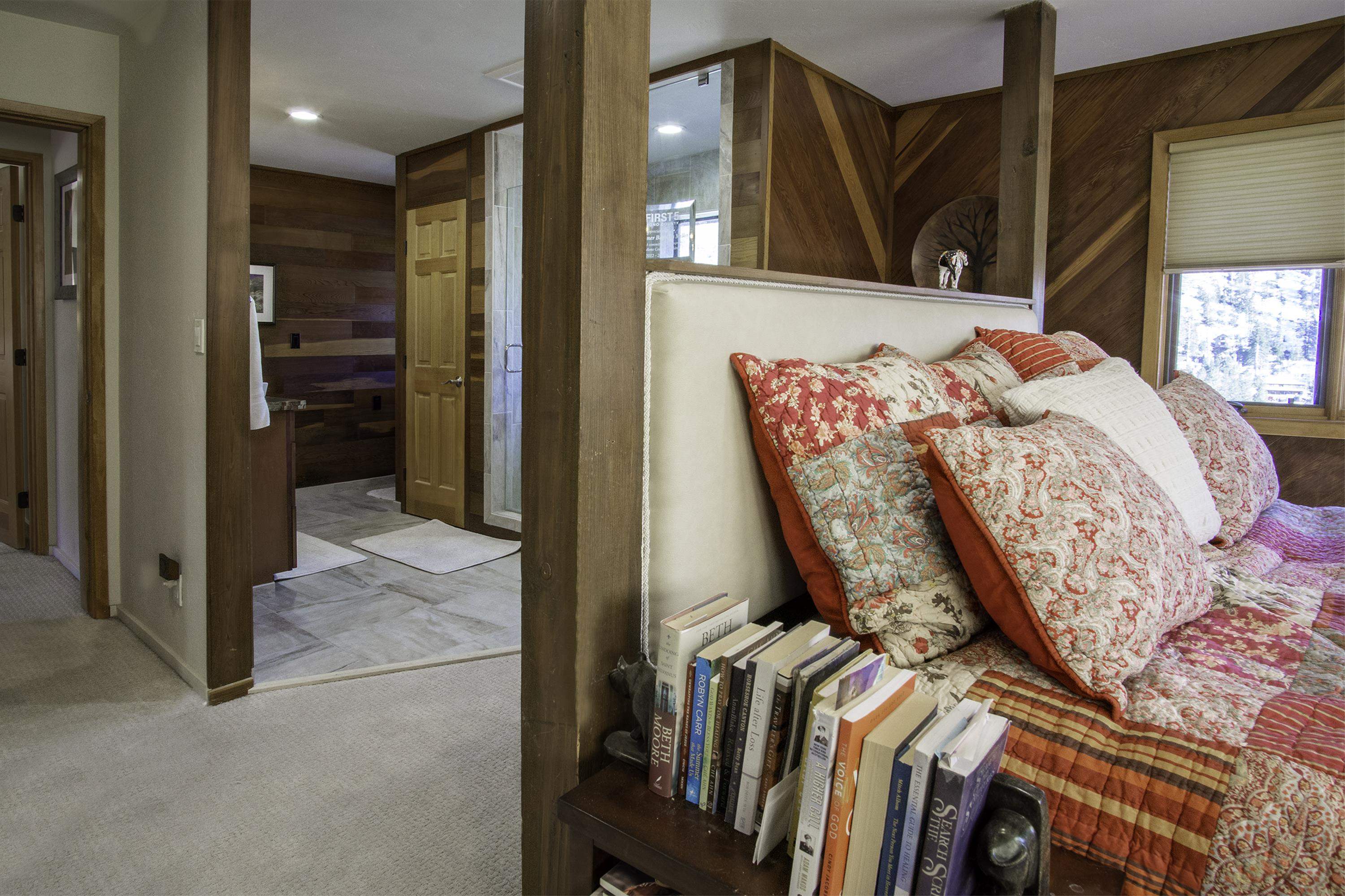 214 Skyline Road June Lake, CA 93529 - Photo 26 of 39 a view of walk in closet with clothes and shoes