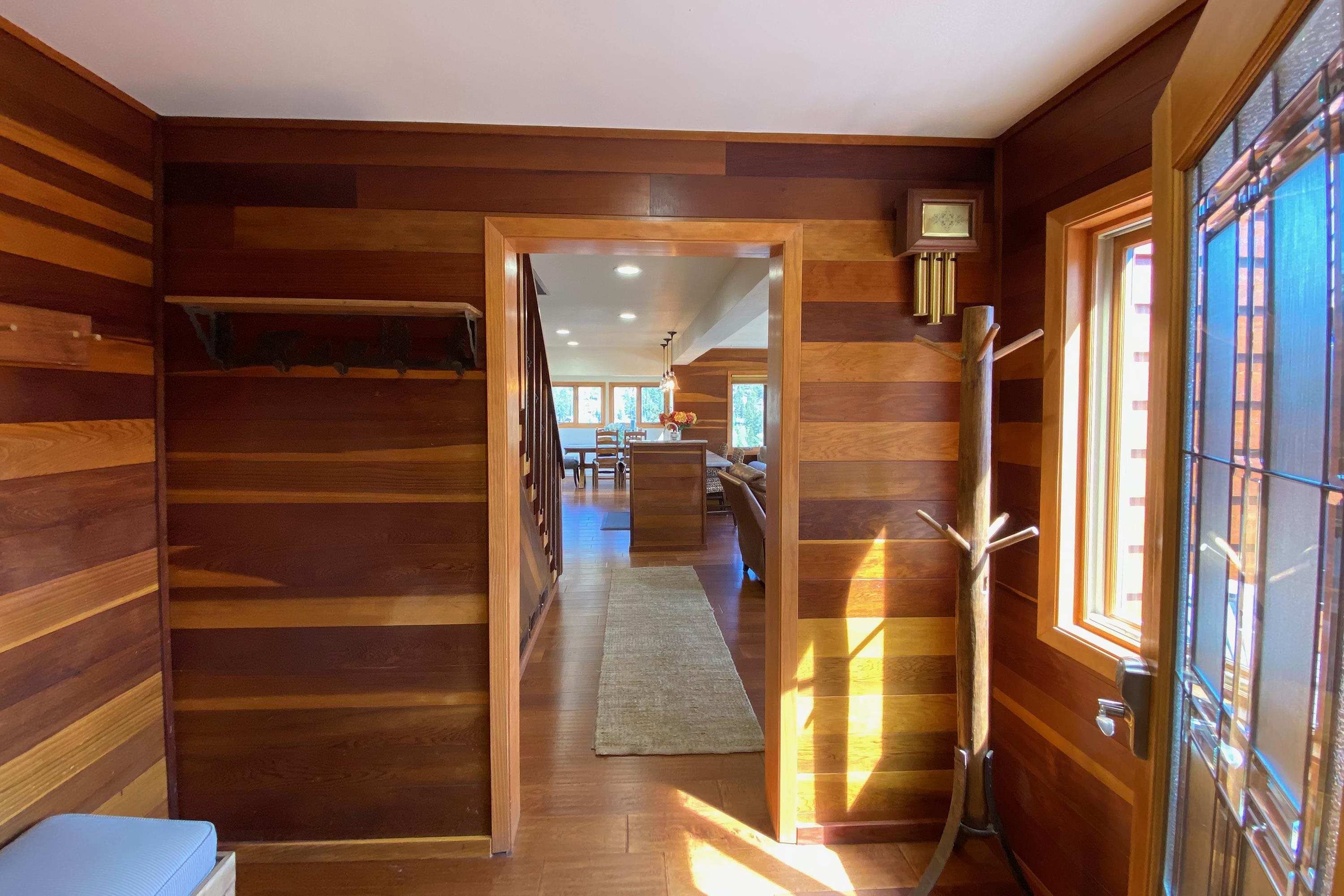 214 Skyline Road June Lake, CA 93529 - Photo 32 of 39 a view of walk in closet with clothes and shoes