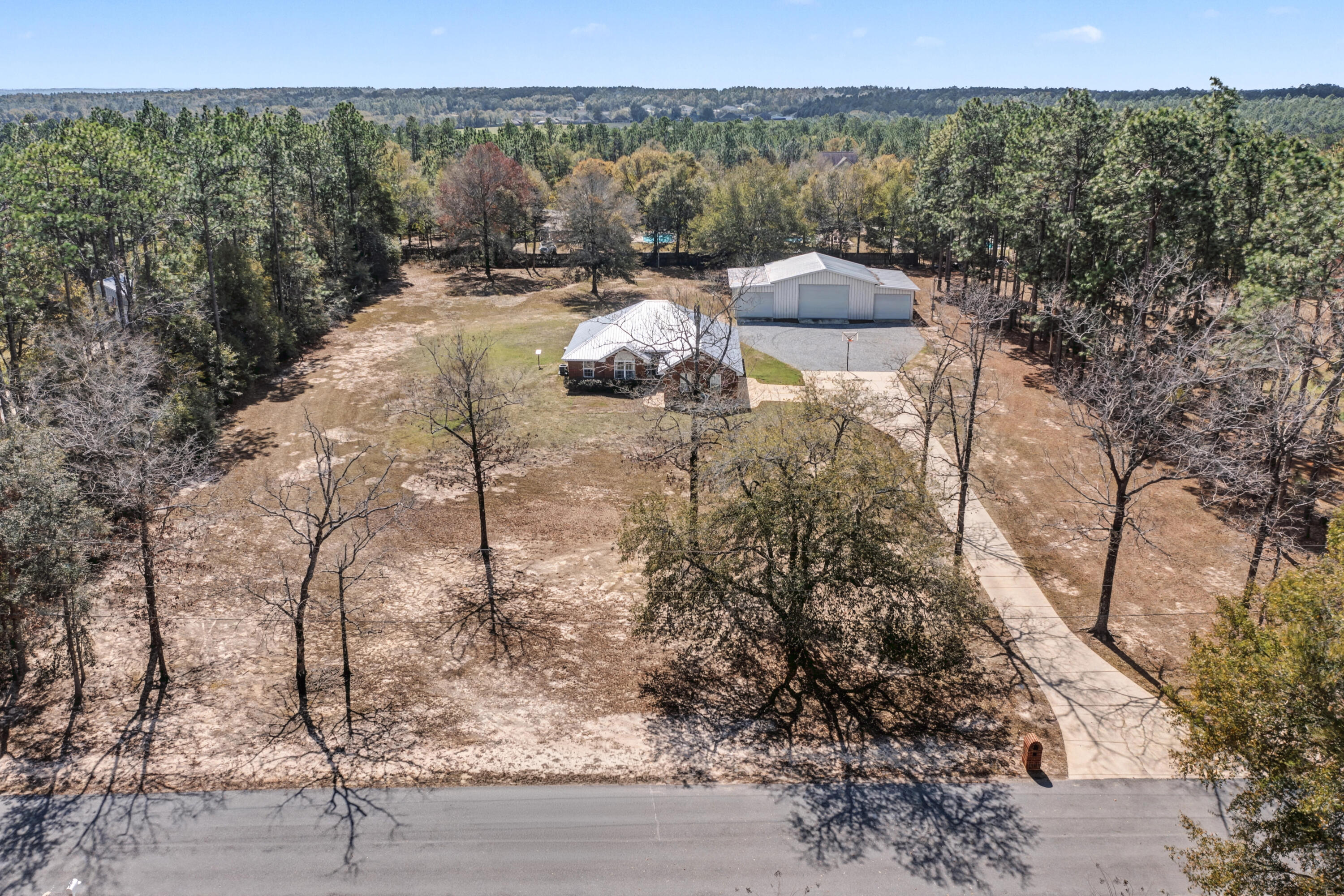 1582 Greenwood Road Baker, FL 32531 - Photo 45 of 49 a view of a terrace with a yard