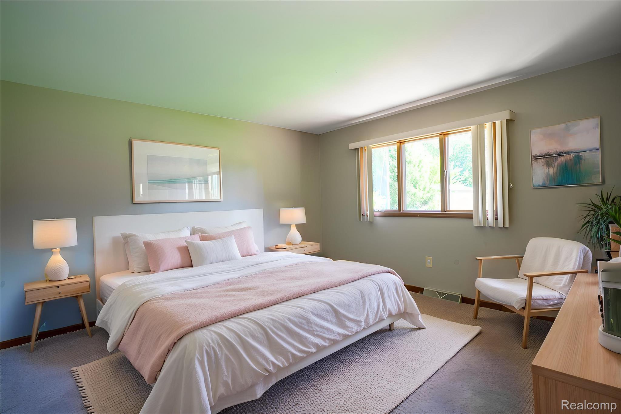 12900 Maxwell Road Carleton, MI 48117 - Photo 48 of 59 Spacious room featuring a large window, light-toned walls, and a neutral carpet