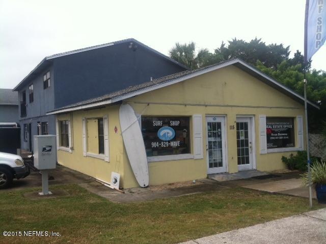 115 Vilano Road St. Augustine, FL 32084 - Photo 1 of 1 a front view of a house with garden