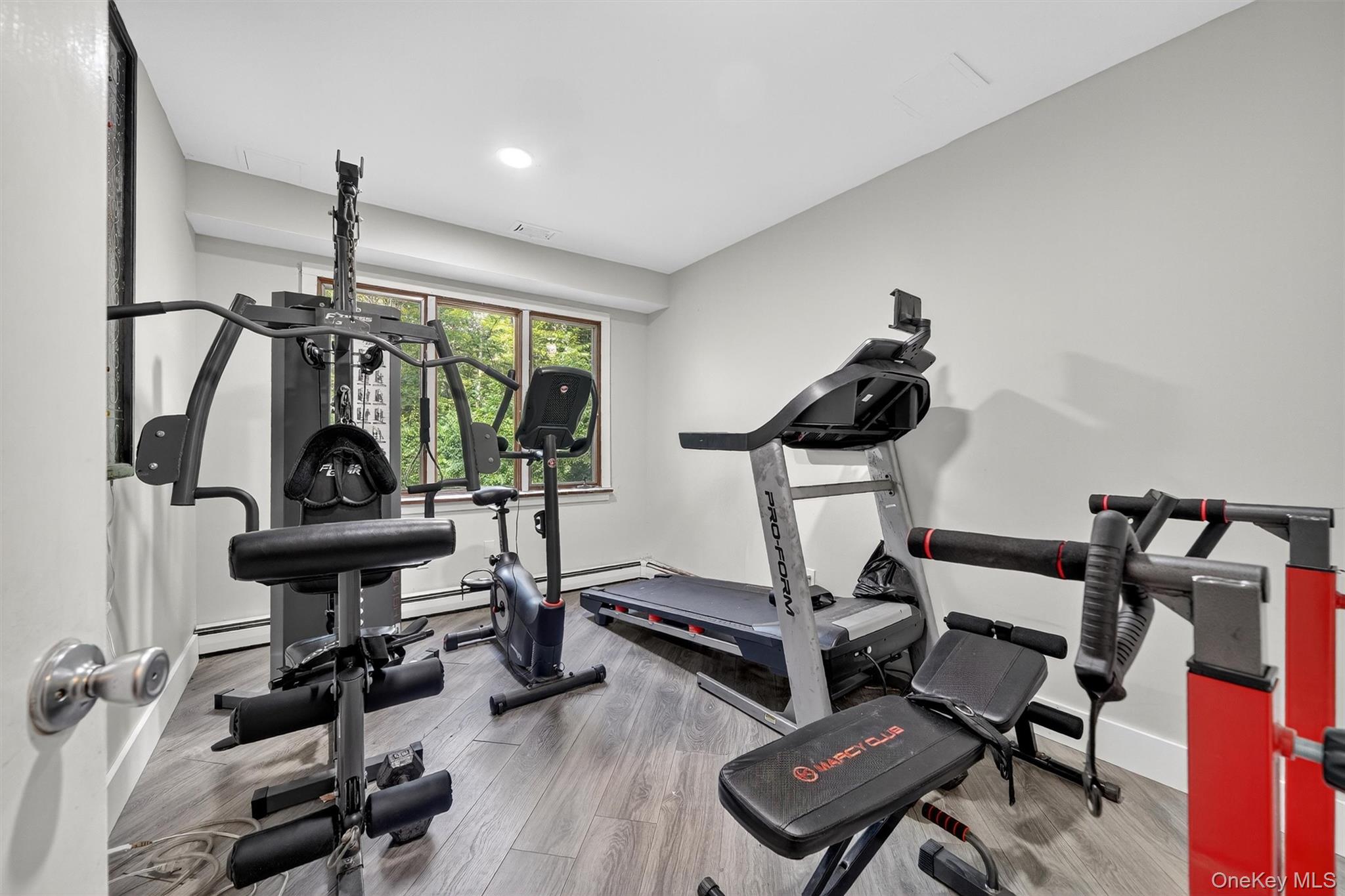 4 Cedar Hill Road Bedford, NY 10506 - Photo 36 of 50 a view of a room with gym equipment