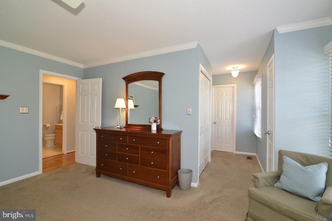 13366 Point Rider Lane Herndon, VA 20171 - Photo 15 of 40 Master Bedroom with Hall of Closets to Master Bath