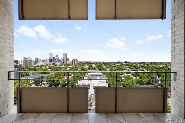 a view of city from terrace